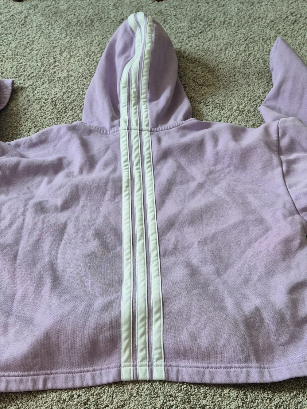 Adidas Lavender 3-purple Hoodie & Joggers Set